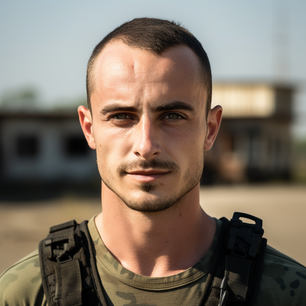 Portrait of a Smiling French Man