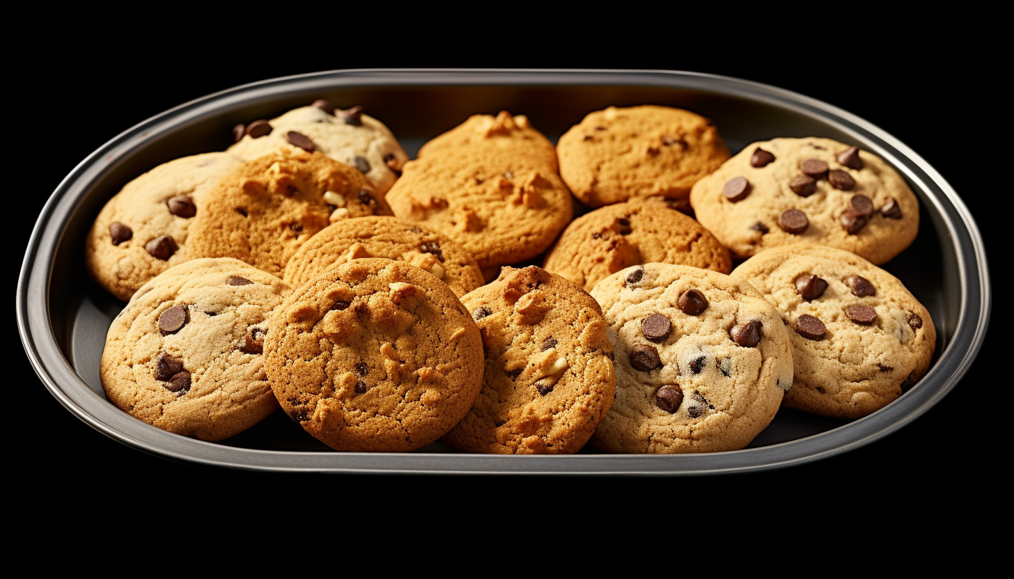 Mouthwatering freshly baked cookies