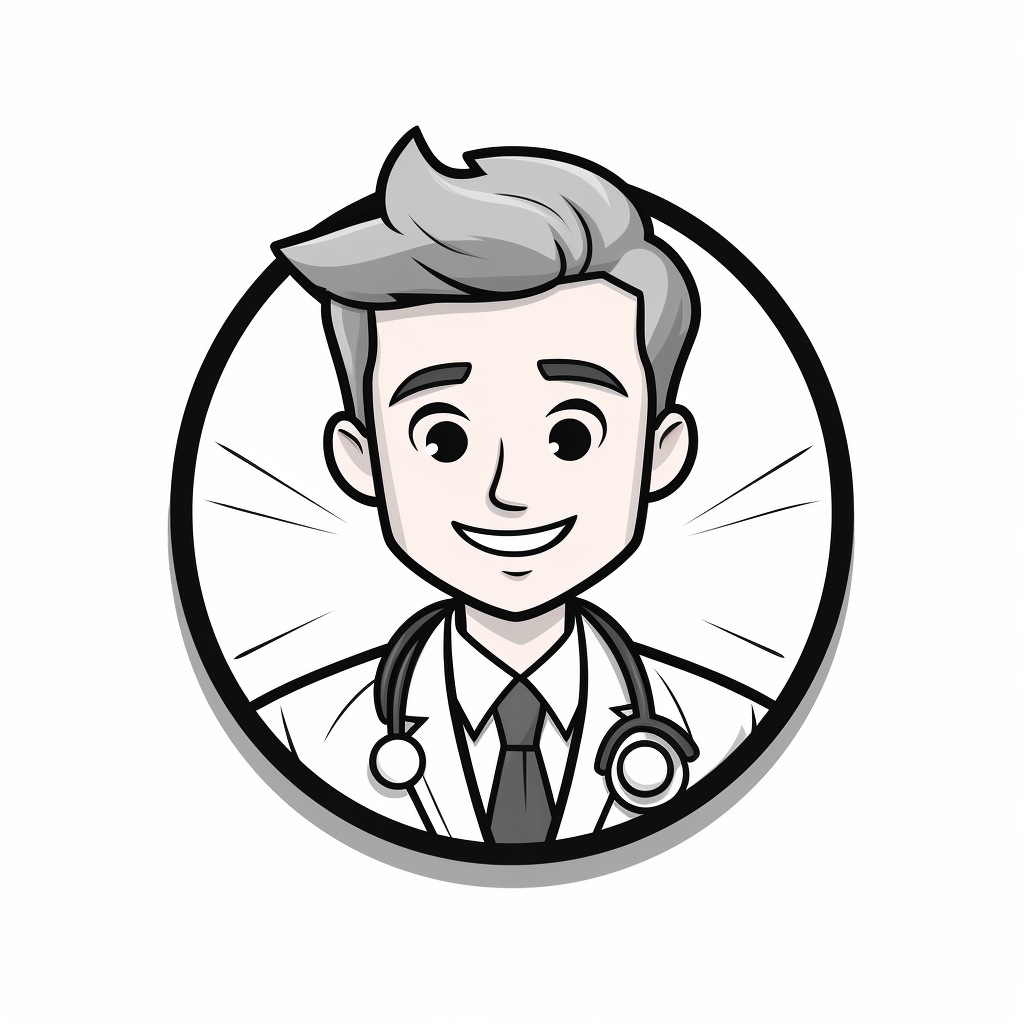 Friendly black and white doctor using stethoscope app