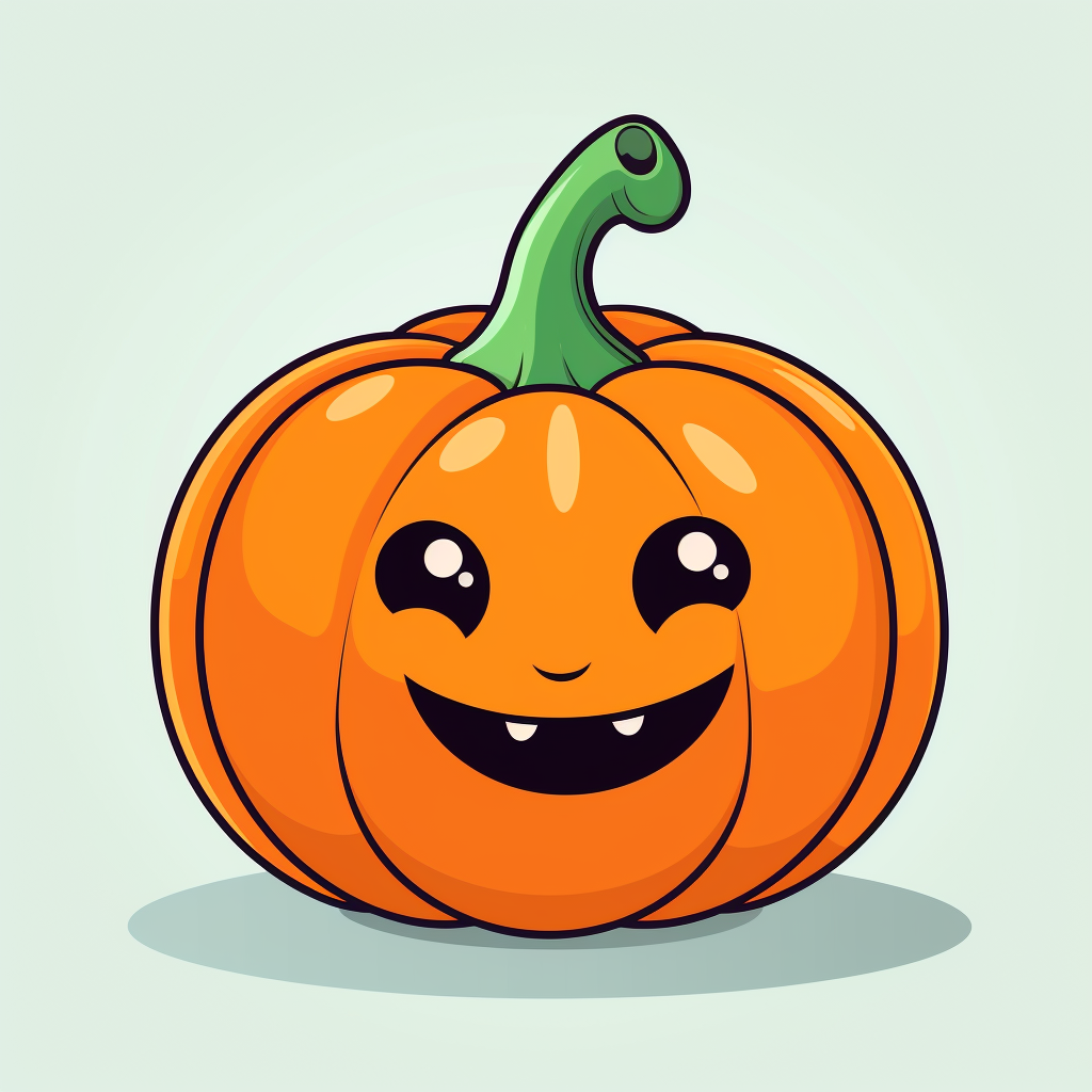 Friendly Halloween Pumpkin illustration