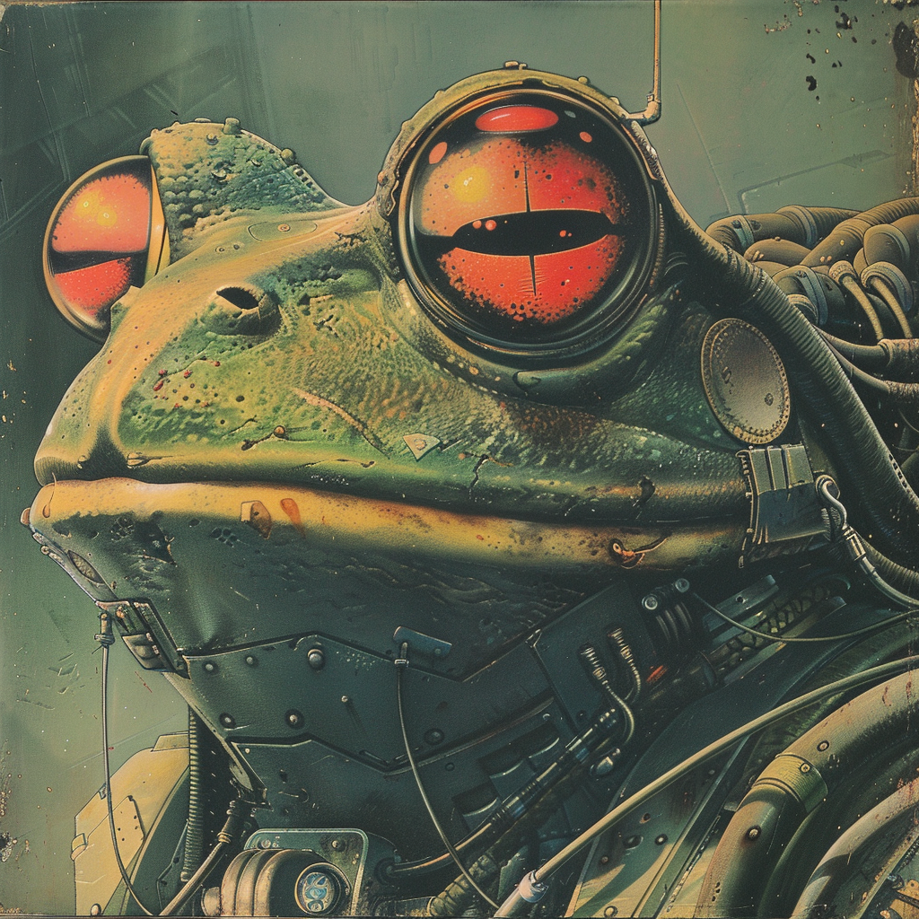 Frog Mech Suit Architecture Fantasy