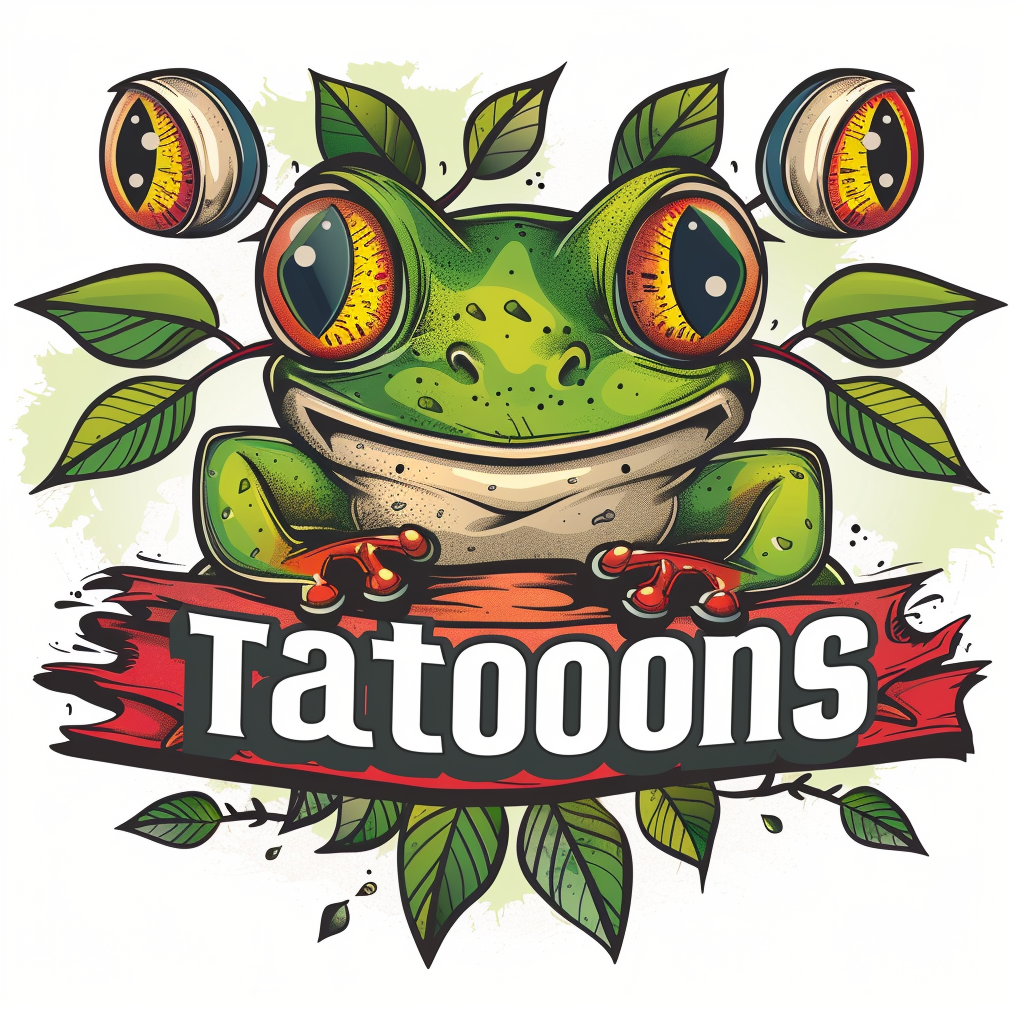 Frog Tattoo Studio Logo Design