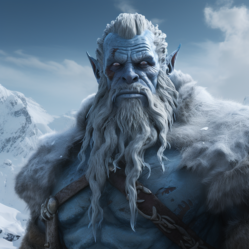 Majestic Frost Giant Creature