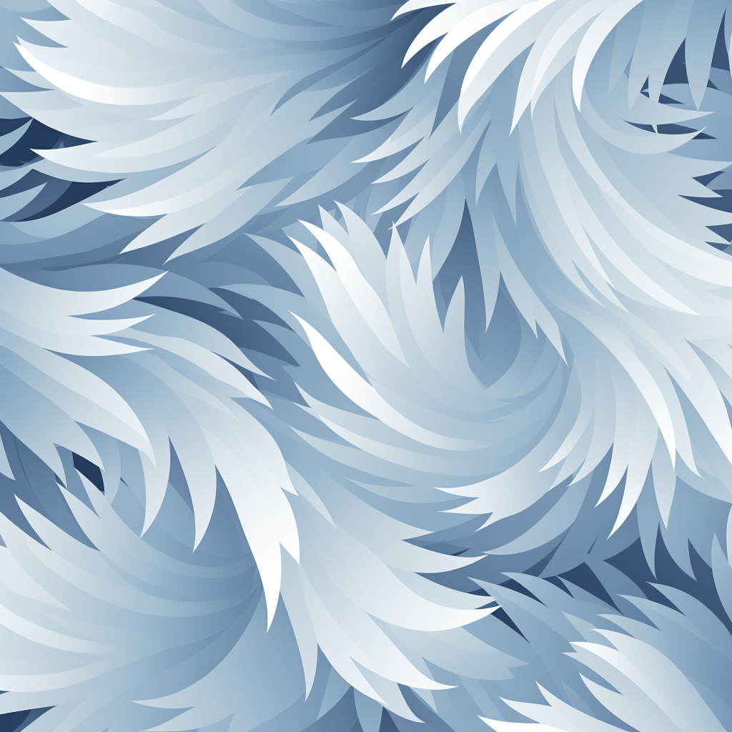 Frosted pattern minimalist vector art