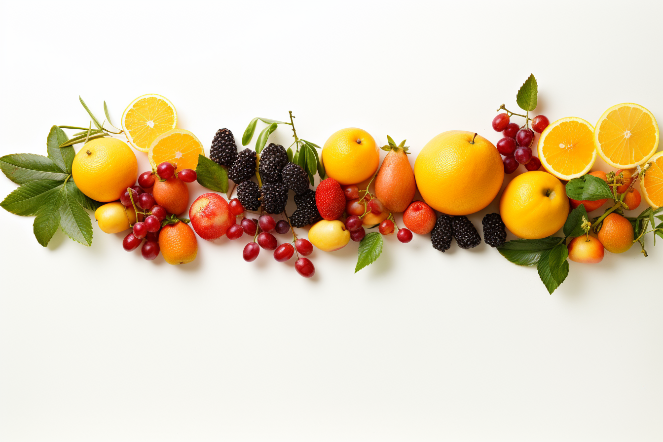 Fresh and Colorful Fruits on Corner