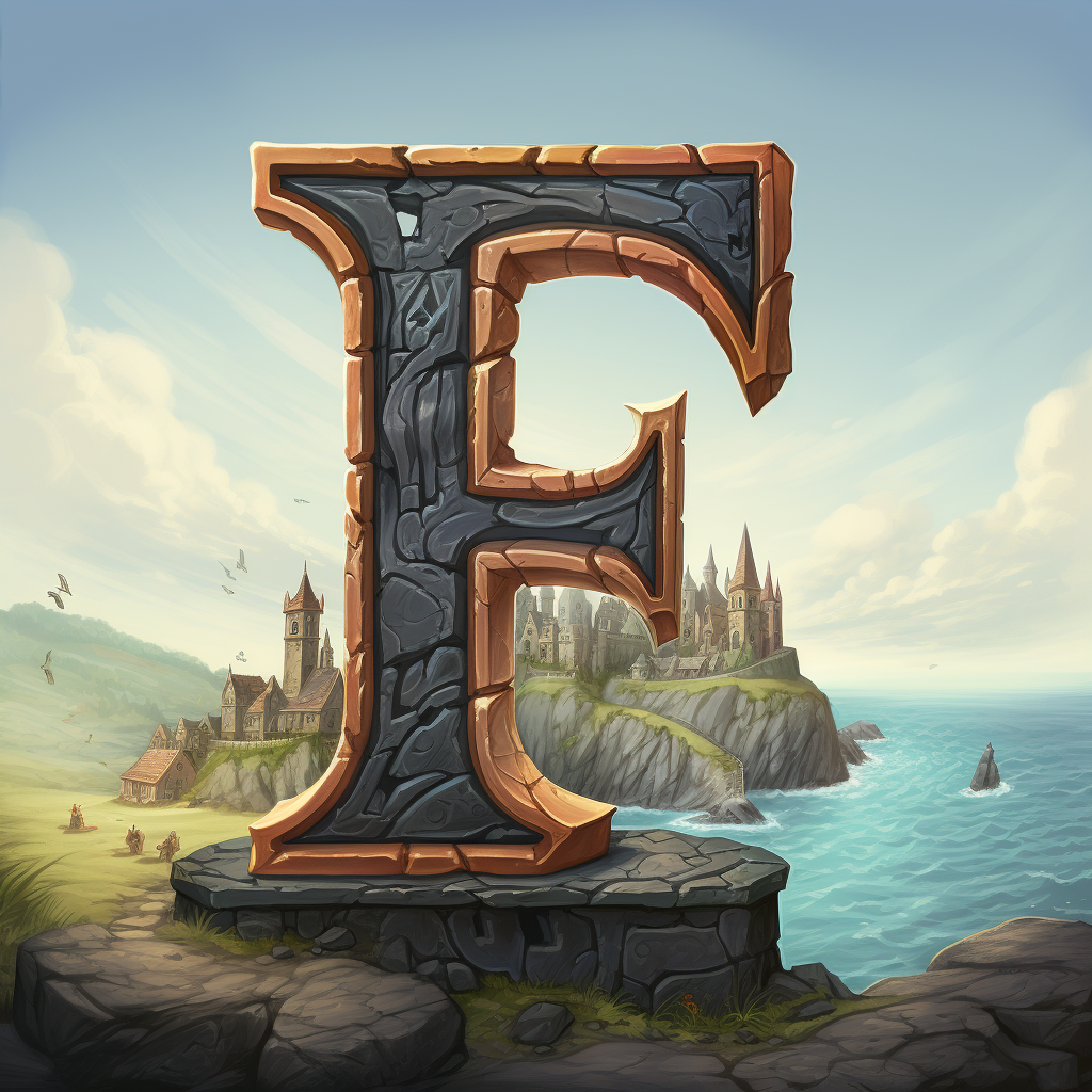 Letters F and S in frame