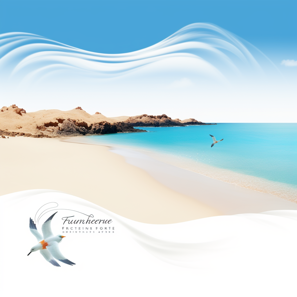 Fuerteventura website logo with white background