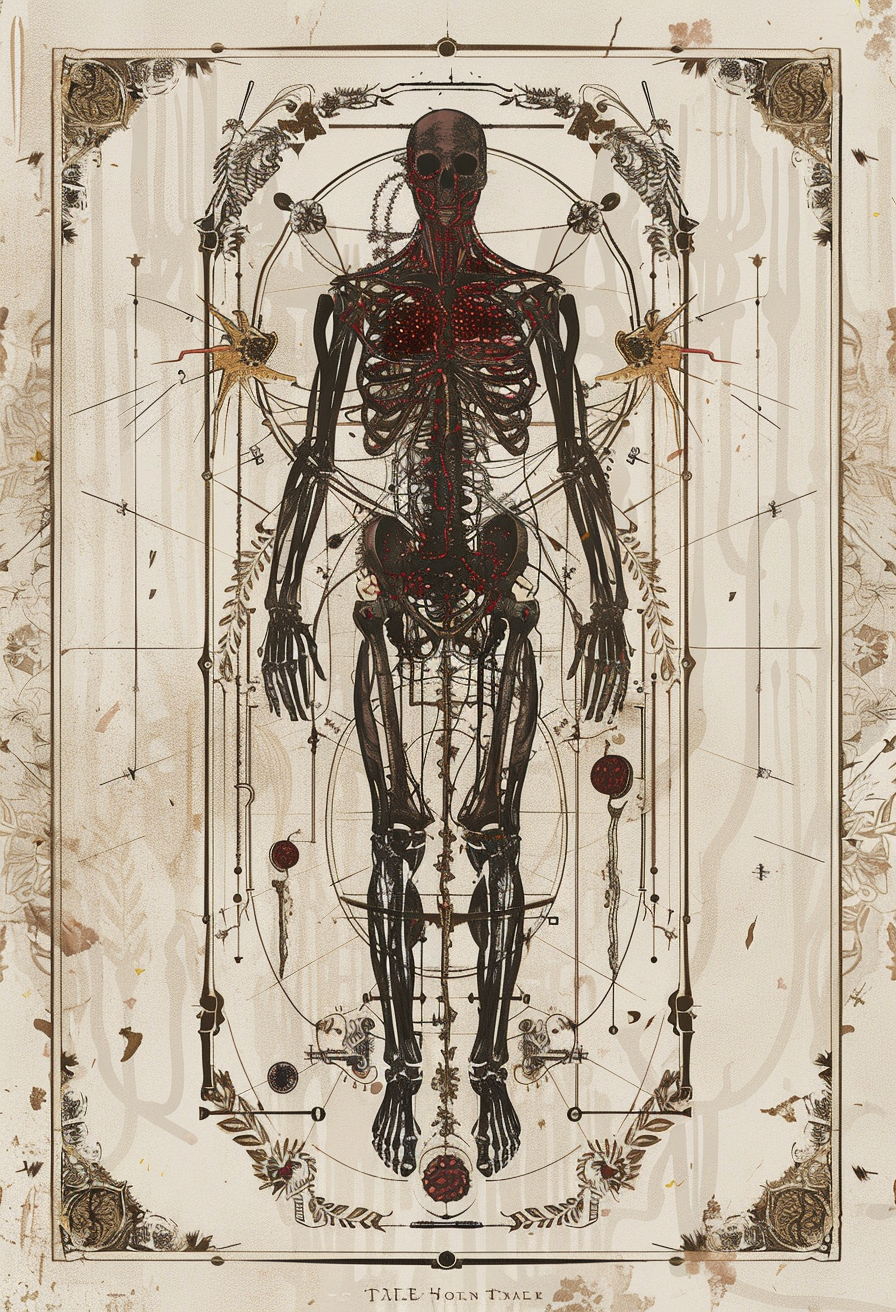 Full Body Anatomical Illustration AR 40 59 V 6 0