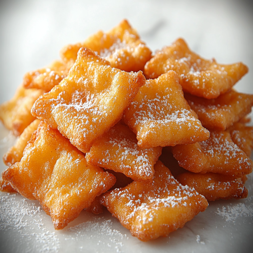 Crispy golden-brown funnel cake bites