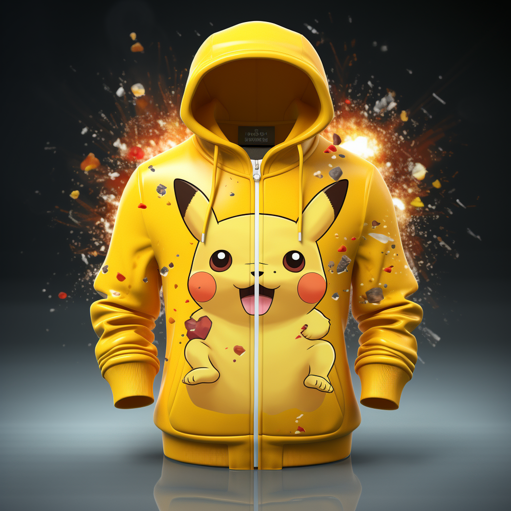 Funny Pikachu Hoodie at EDM Festival