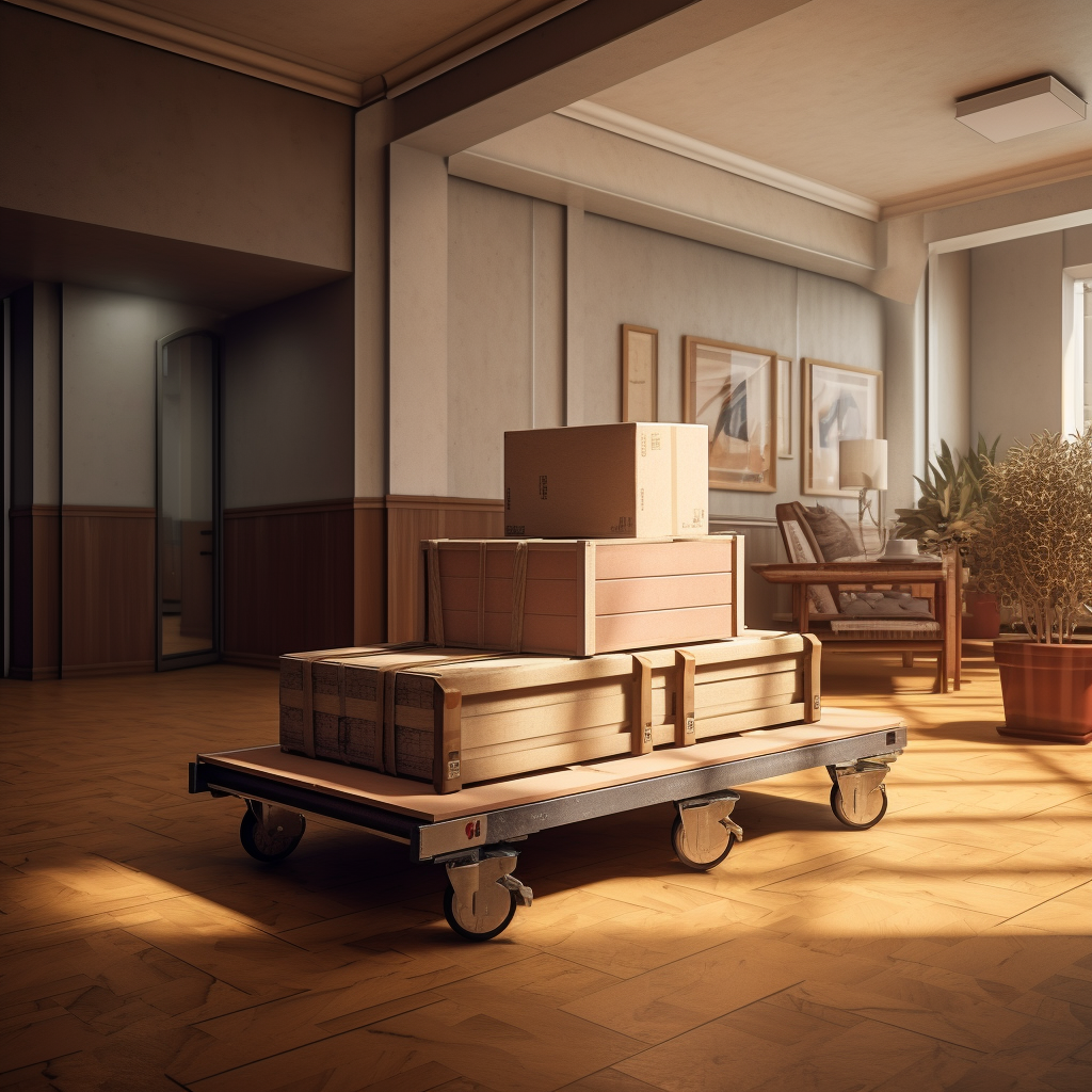 Furniture Transport Platform Realism 3D