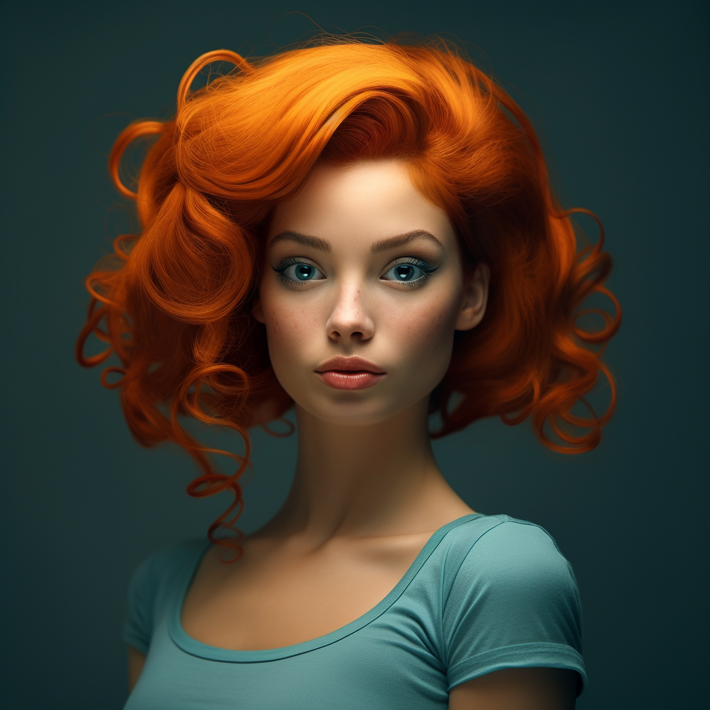 Hyperrealistic Futurama Leela in 4K Quality