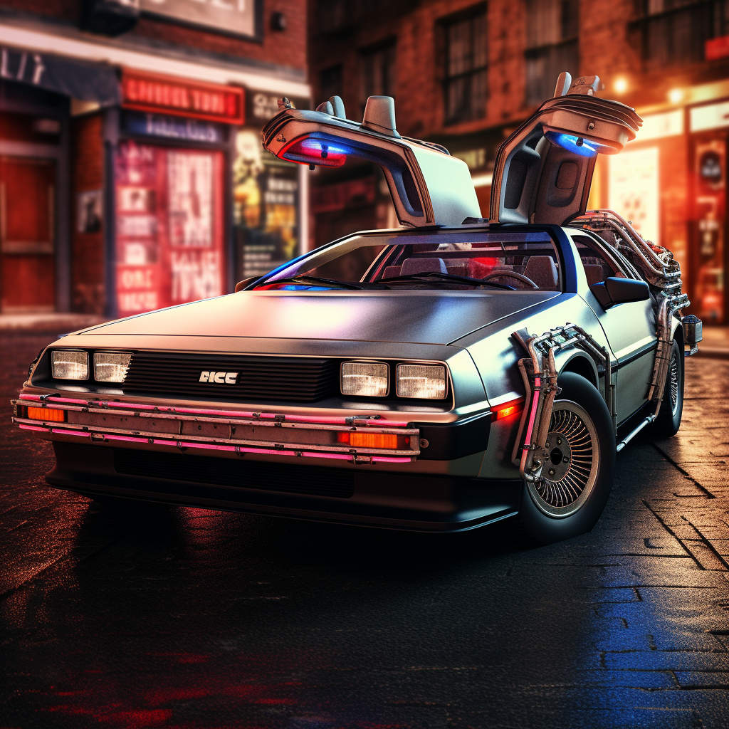 High Definition Back to the Future Car