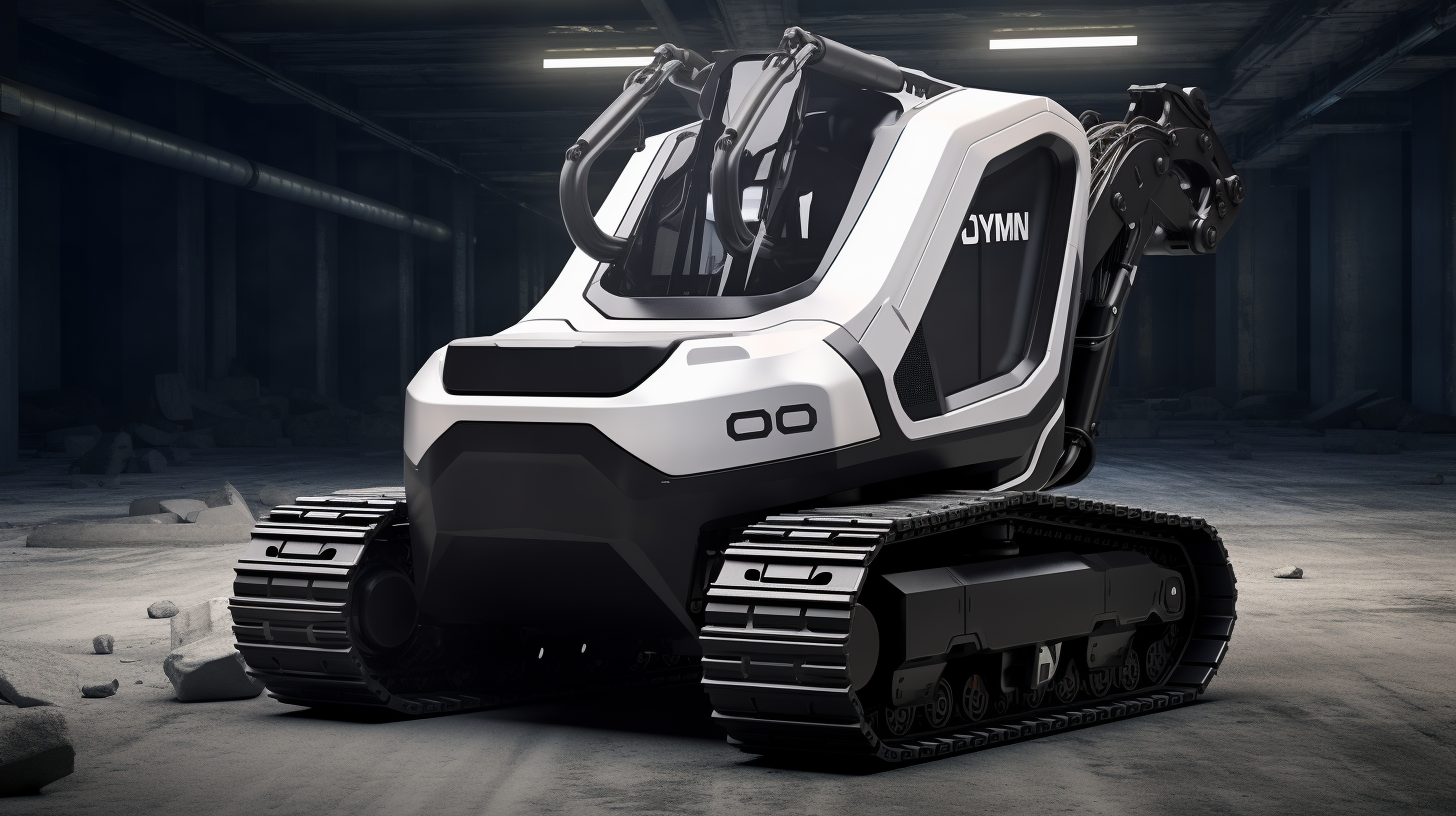 Autonomous excavator in future city