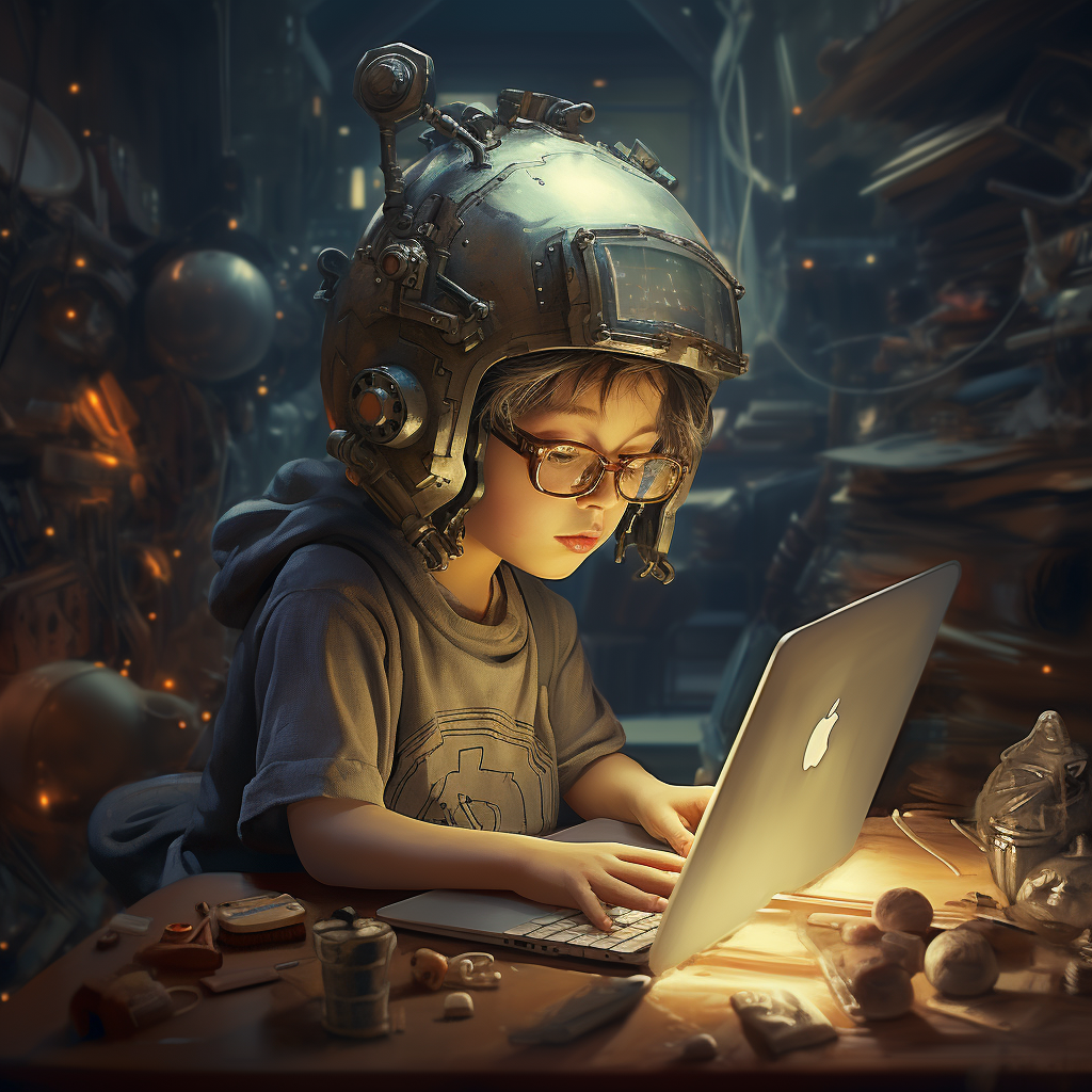 Child Using Advanced Technologies