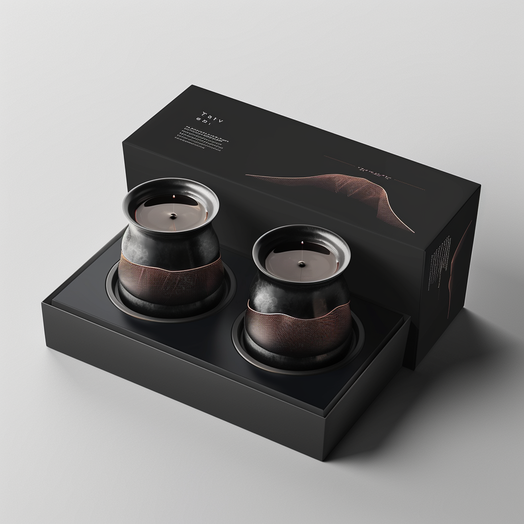 futuristic coffee packaging design