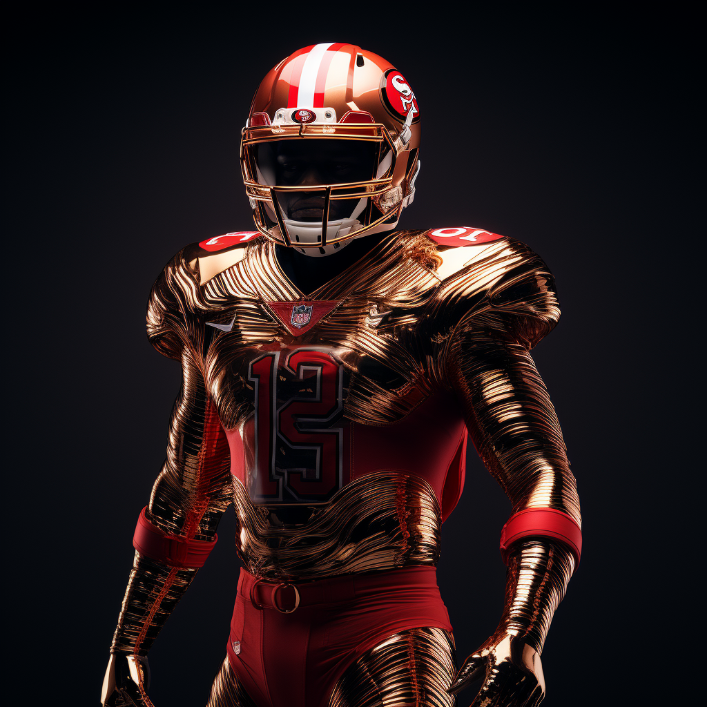 Futuristic football 49ers uniform picture