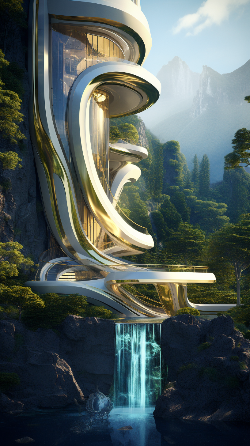 Todd Blake's Futuristic House in Waterfall