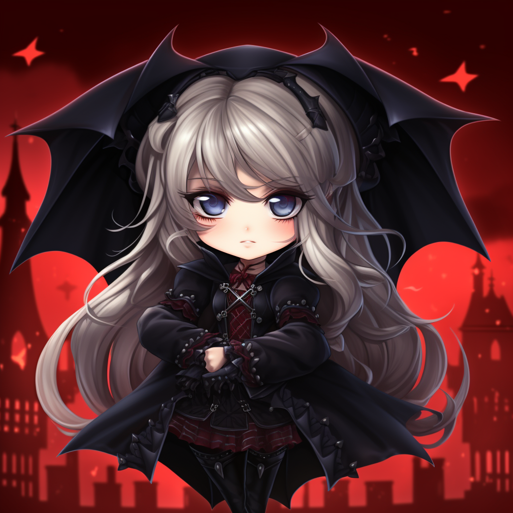 Gacha Life vampire woman art