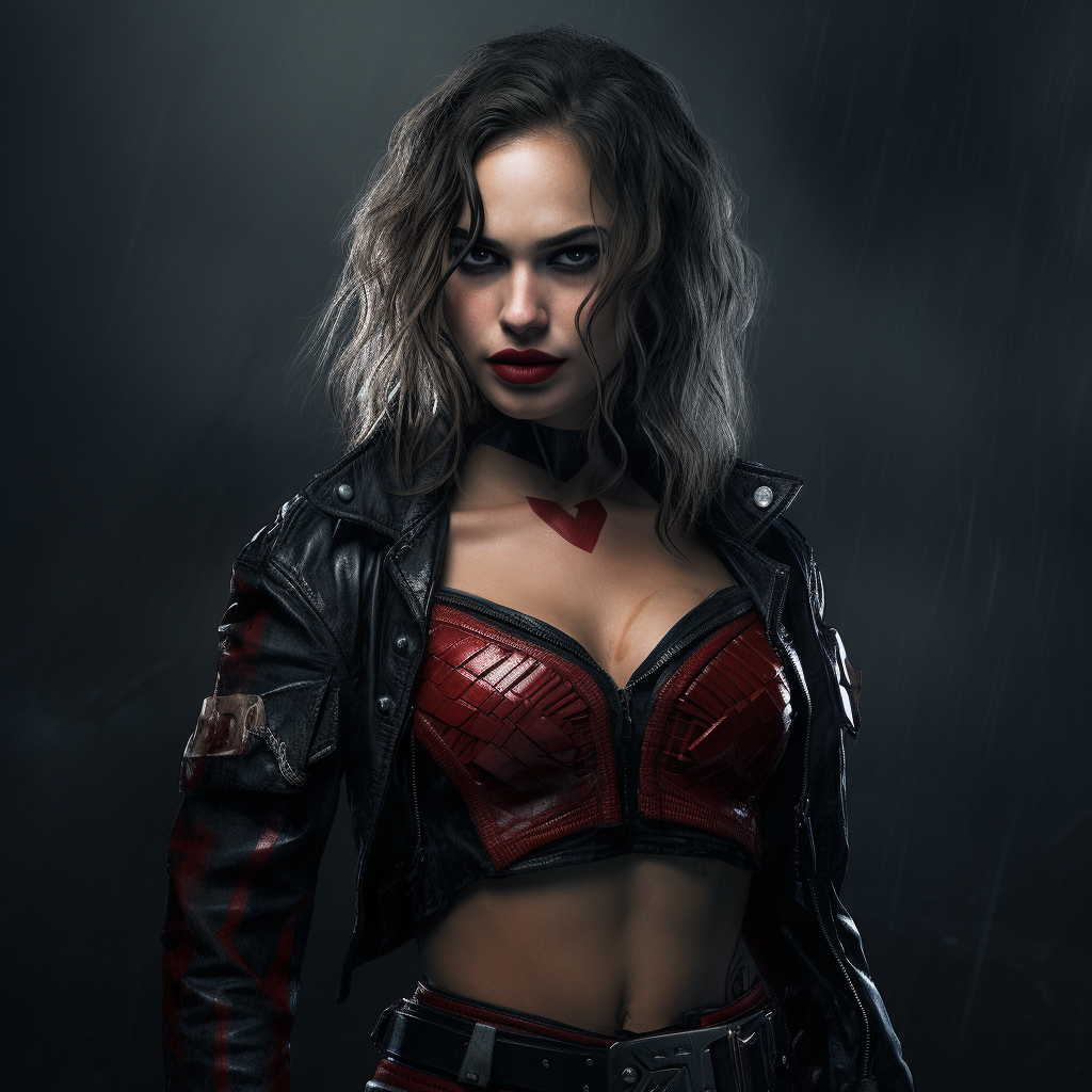 Hyper-realistic Gal Gadot as Harley Quinn