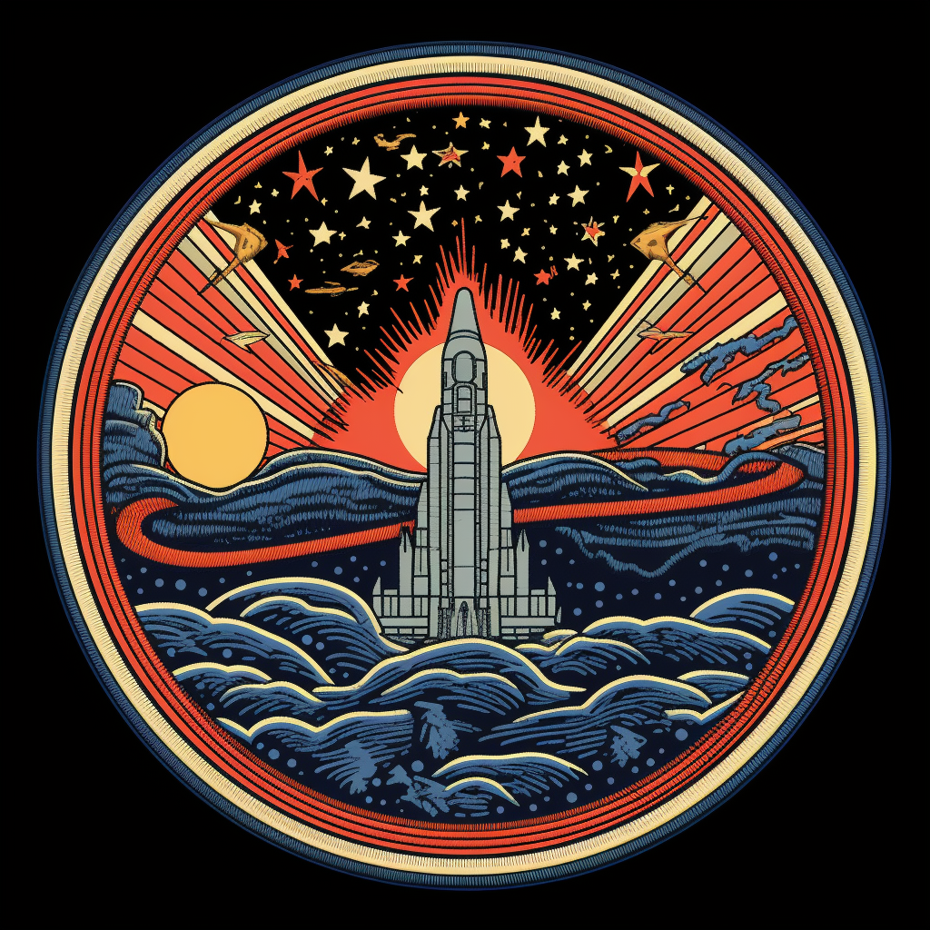 Galactic USA Patch Design