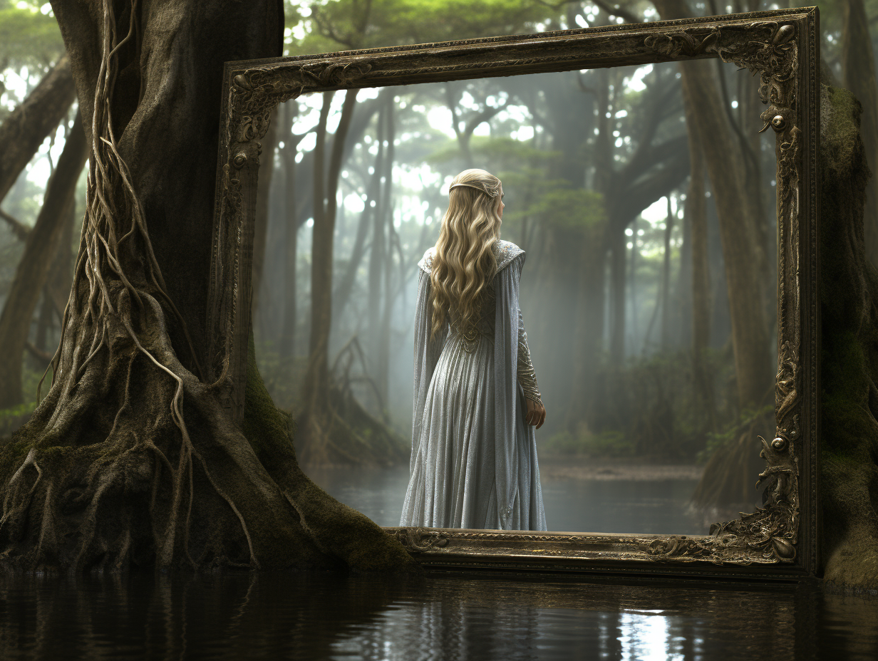 Galadriel's mirror reflecting the internet's possibilities