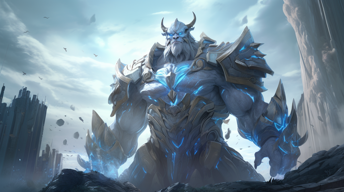 Galio, the stone colossus guarding Demacia