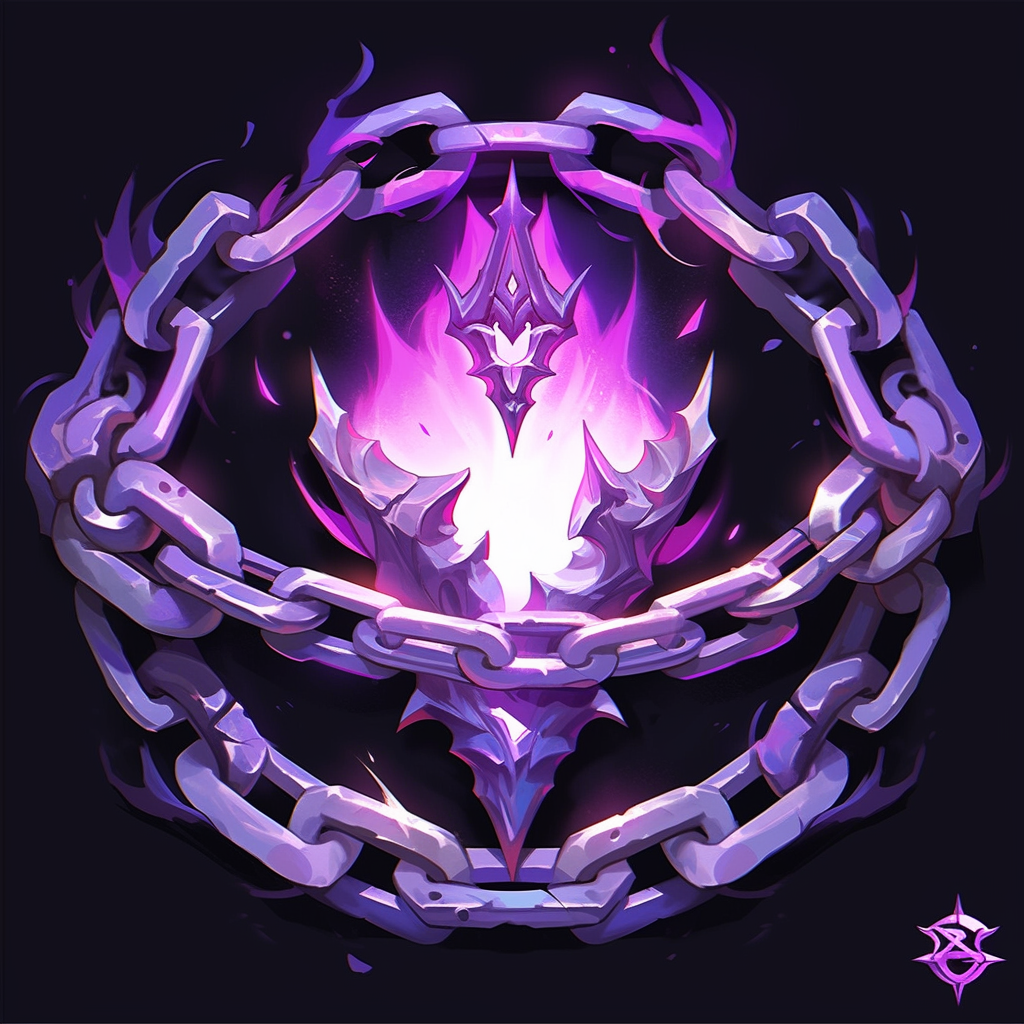 Dark Fantasy Chain Link Icon