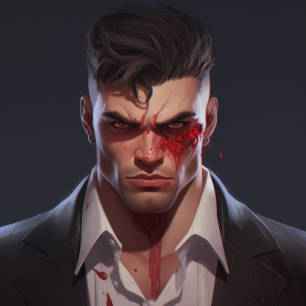 Male Gangster Portrait