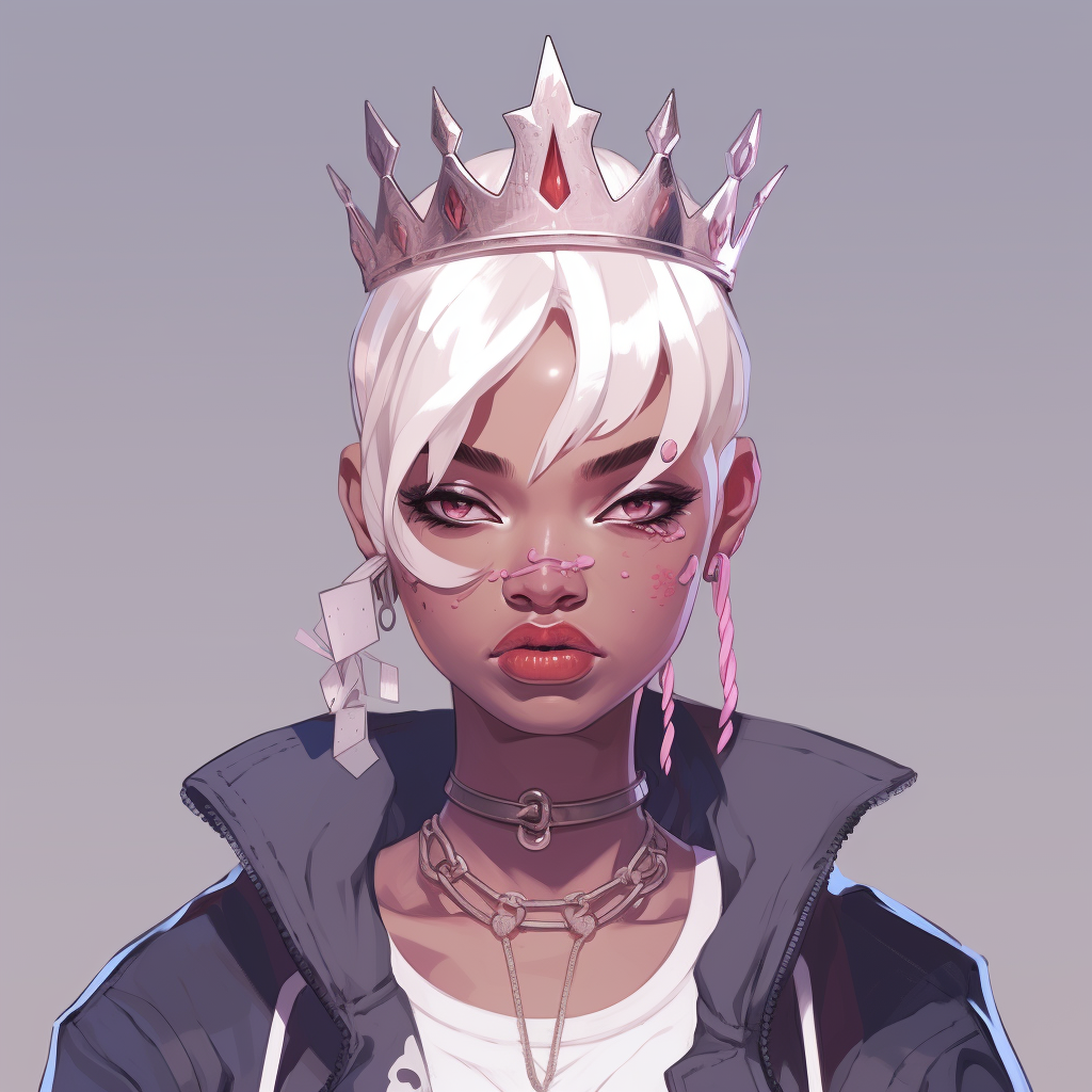 Gangster Princess Portrait Style Female