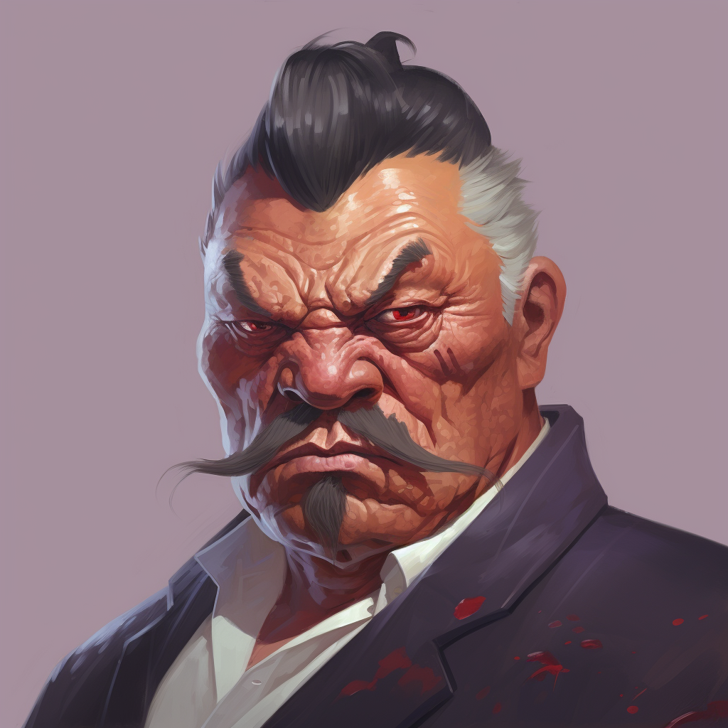 Gangster Uncle Fu Male Portrait