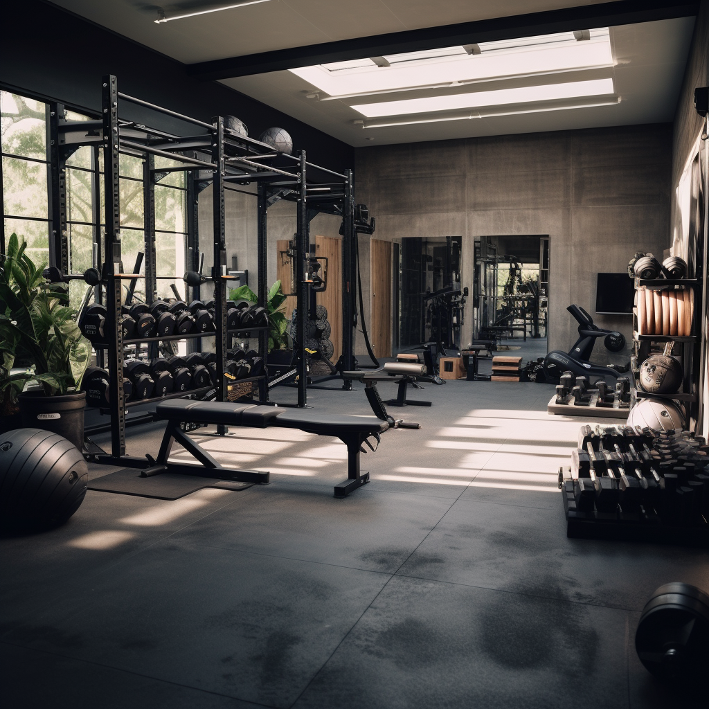 Exercise equipment for garage gym