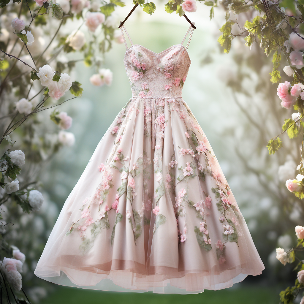 Exquisite Garden Party Dress Design