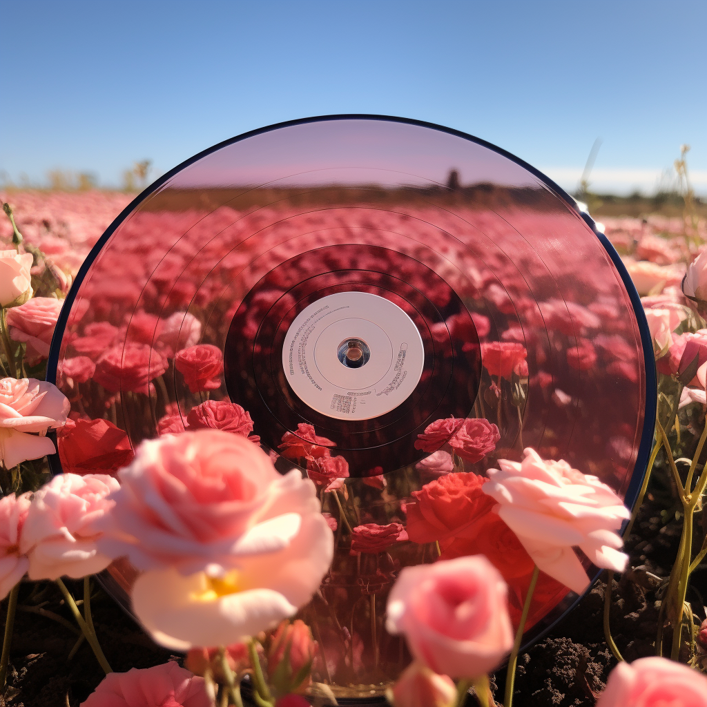 Gatefold Vinyl Field of Roses