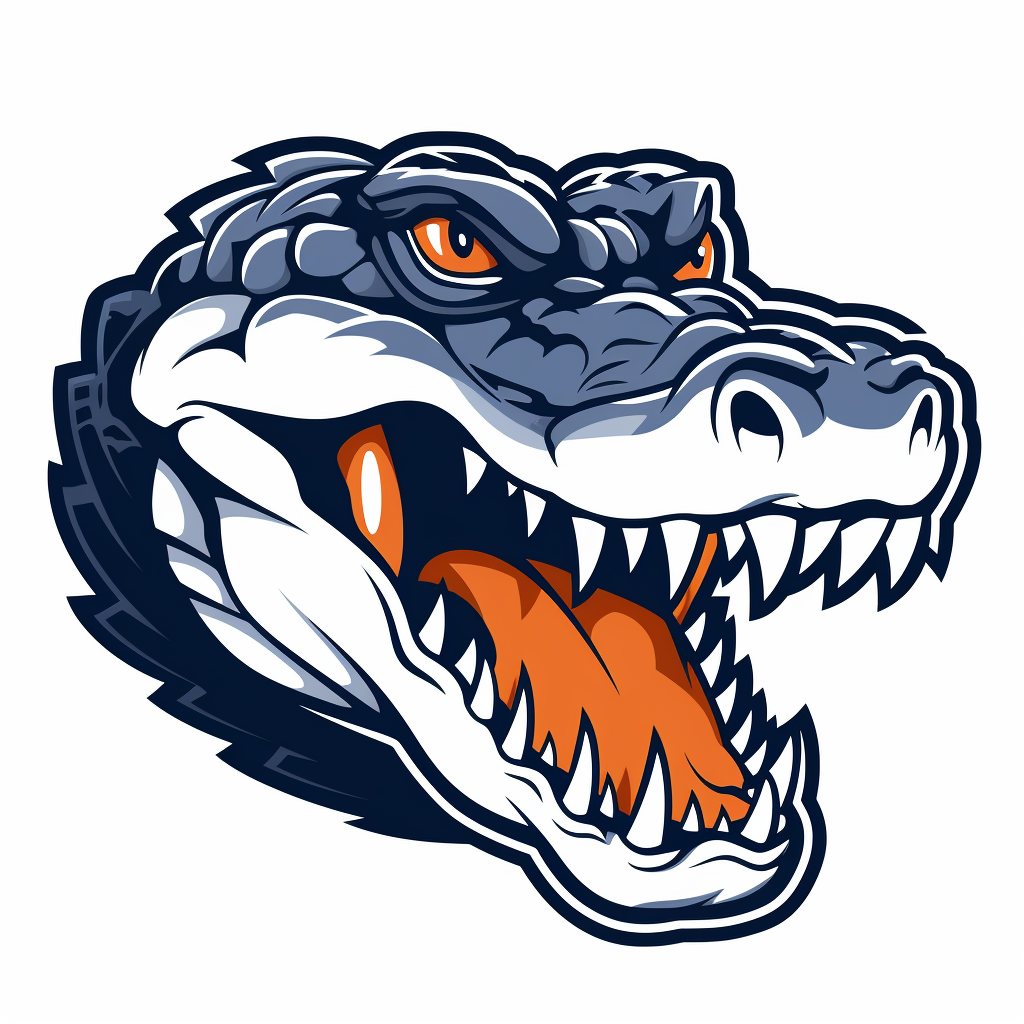 Simple Gator Head Logo