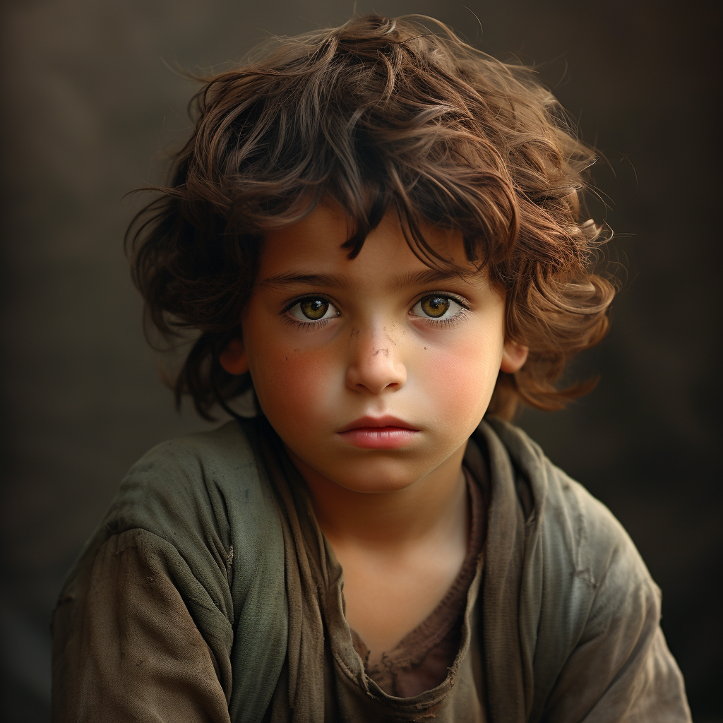 A boy from Gaza in HD Photography