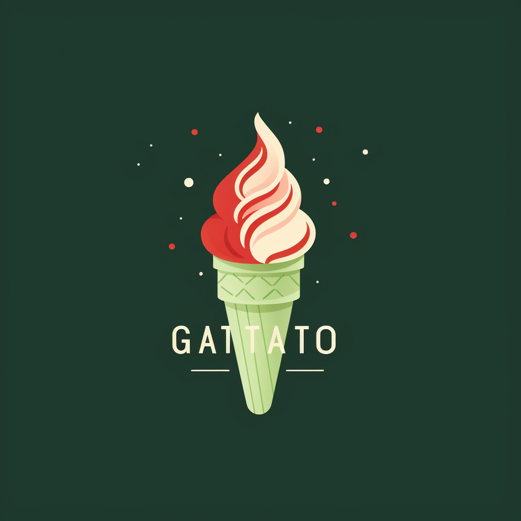 Delicious Gelato Brand Logo Design