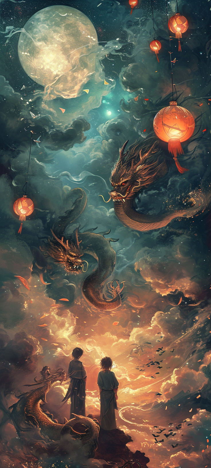 Gemini Twins Chinese Dragon Conversation