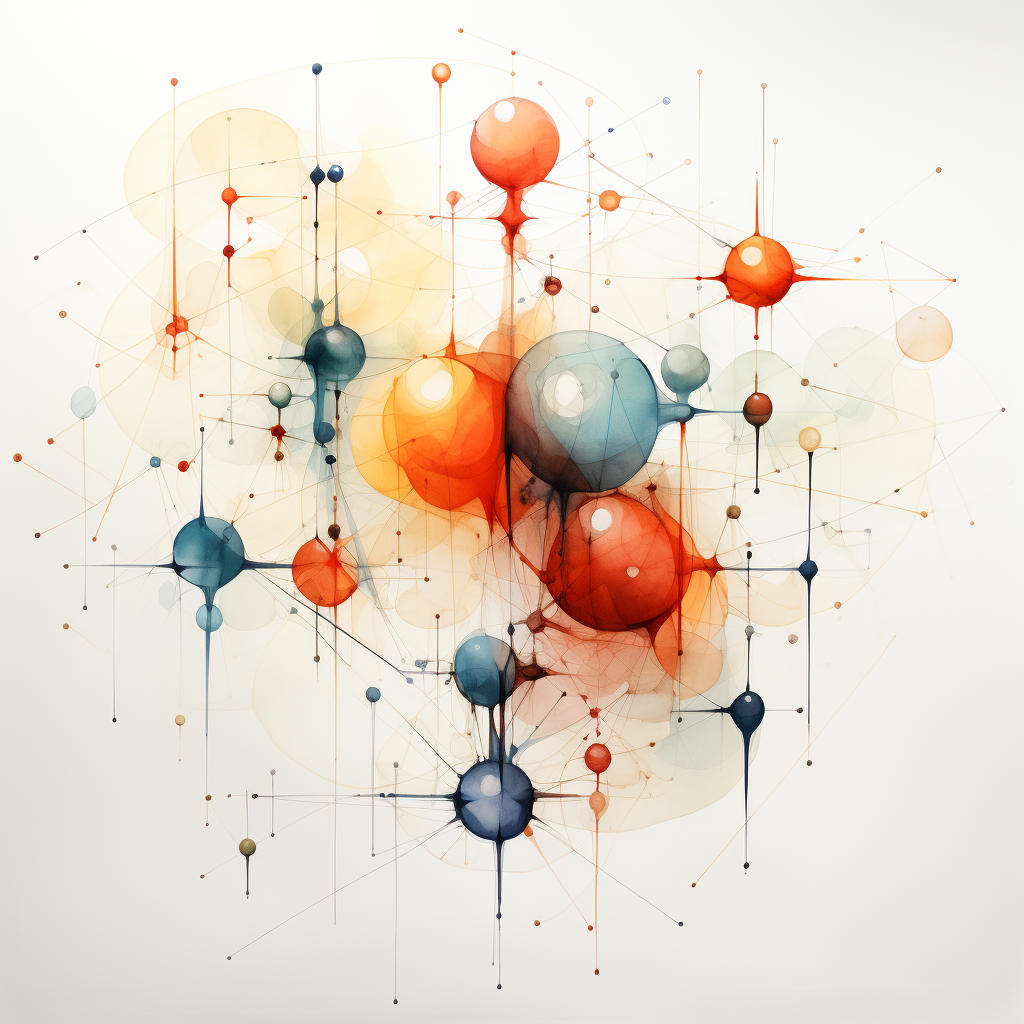 Abstract representation of generative AI