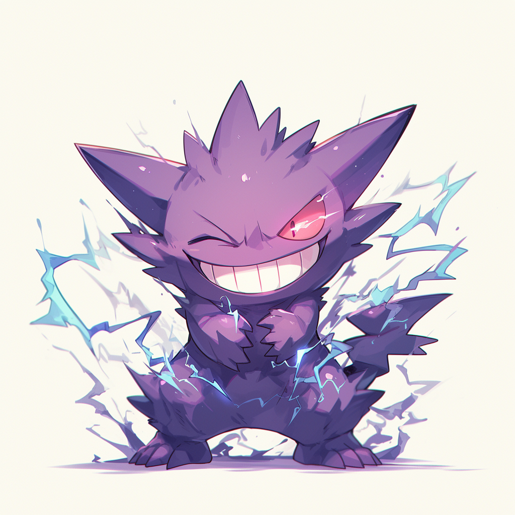 Gengar with flash Pokemon