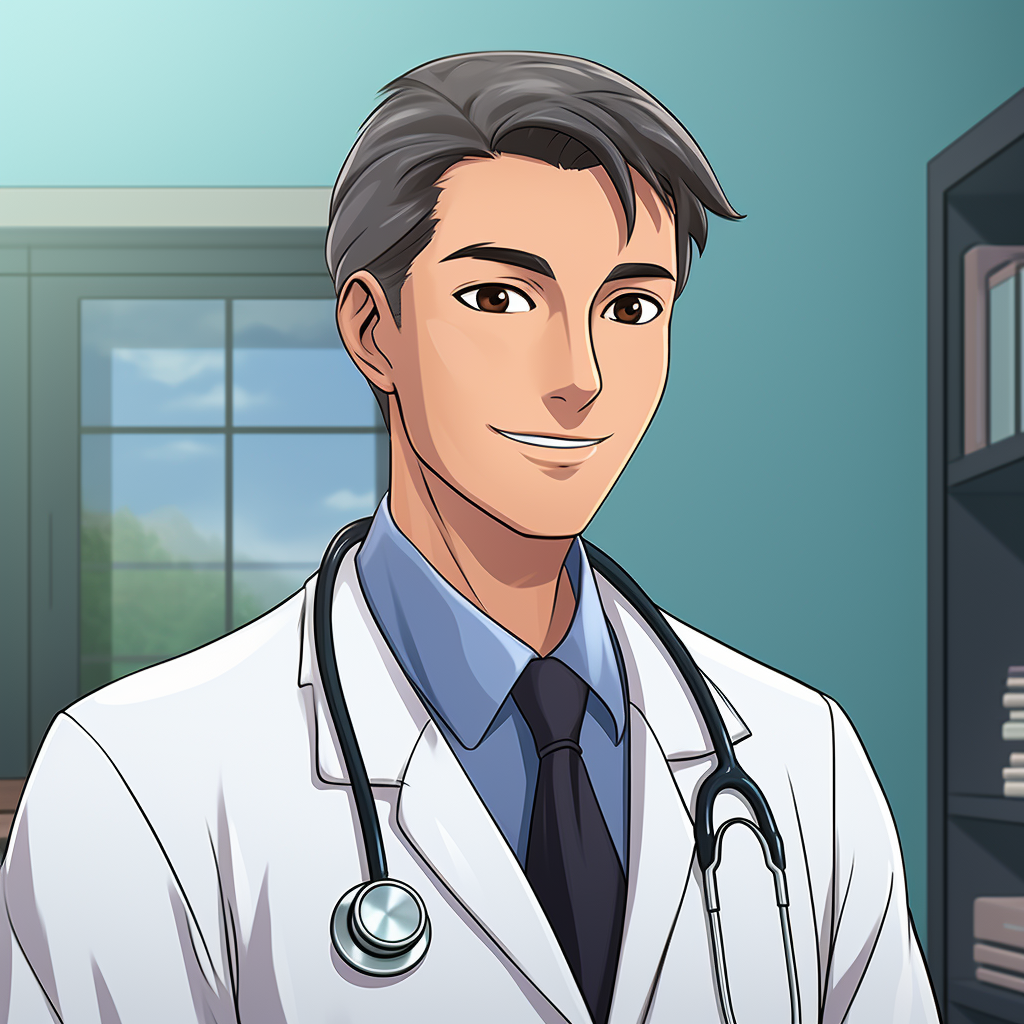 Smiling Japanese Doctor