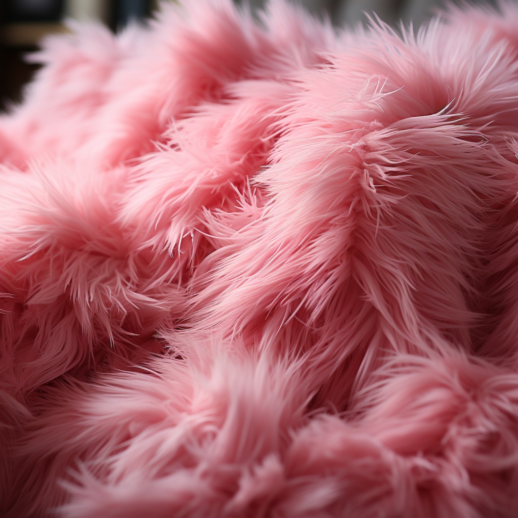 Pink fur background design