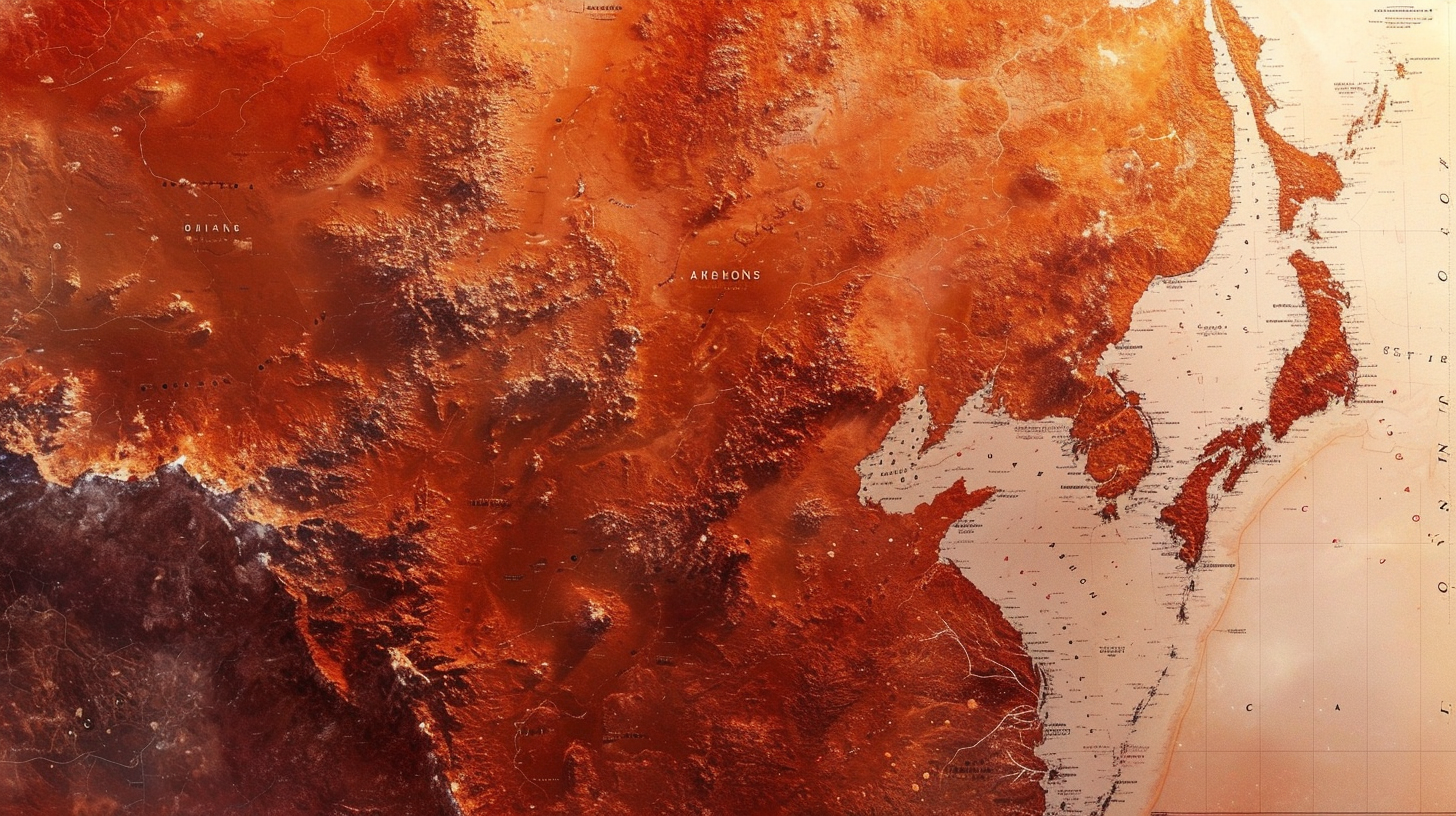 Geologic Inspired Map of Terrain