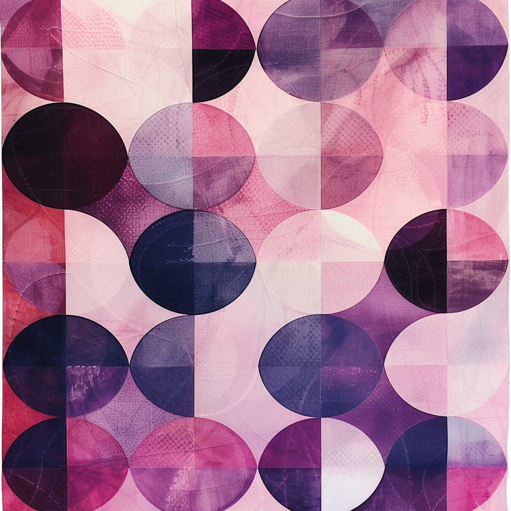 geometric minimal pattern soft colors