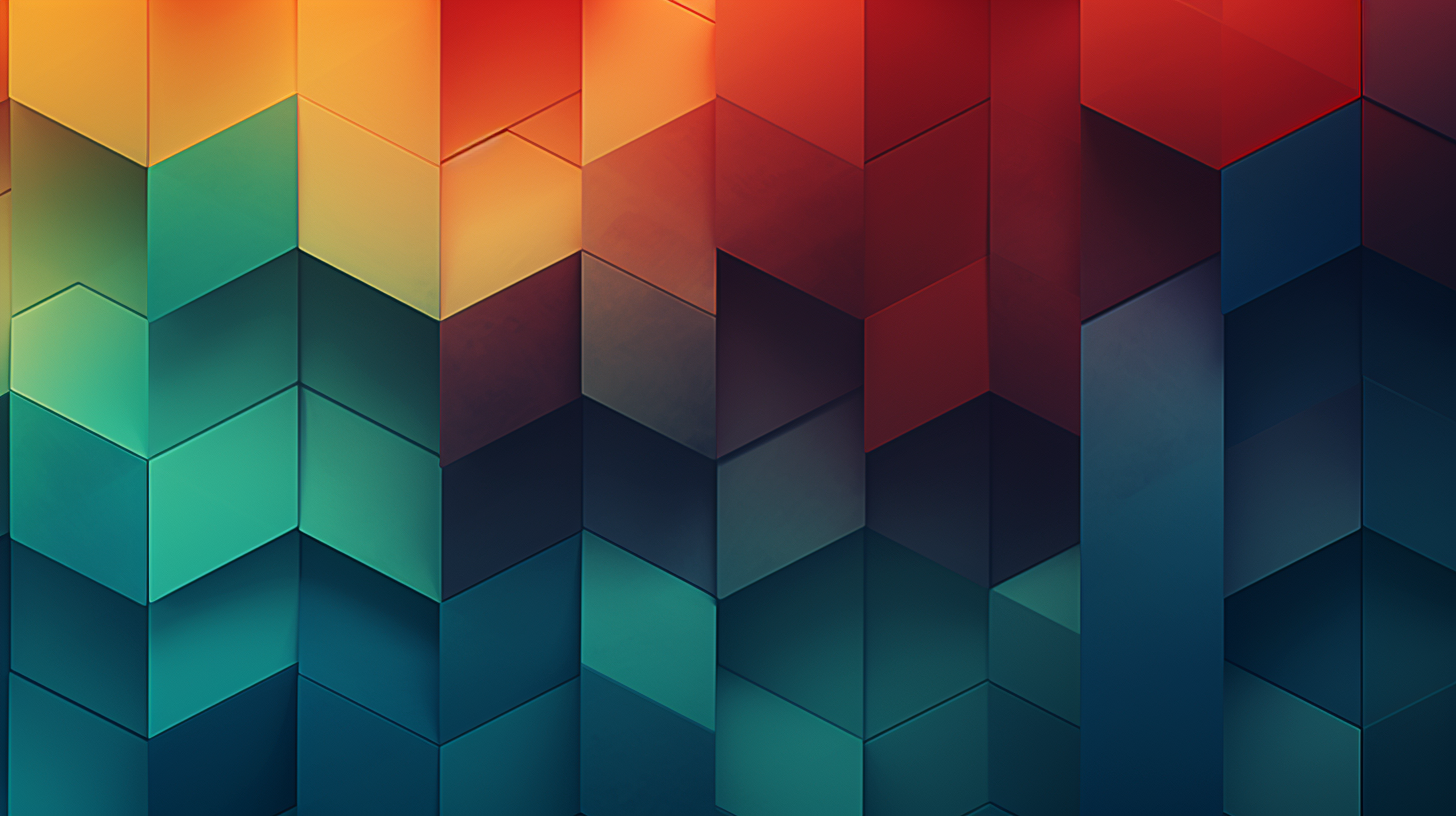 Colorful geometric pattern background