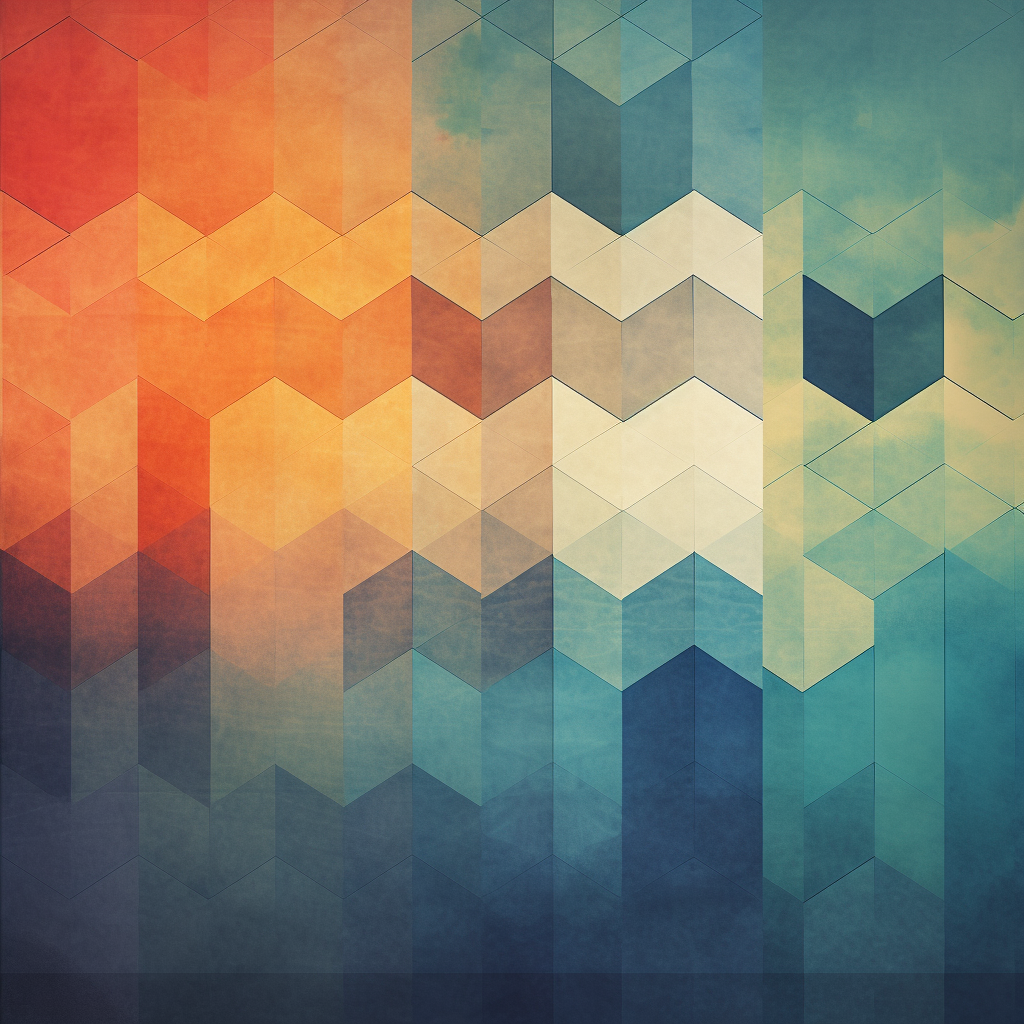 Vibrant geometric background design