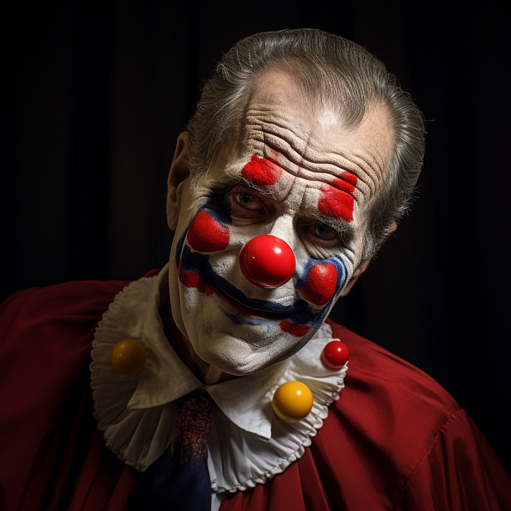 George Bush as Evil Clown  picture