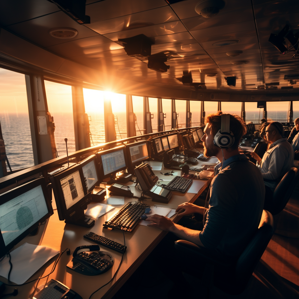 Dedicated German Call Center Agent in the Pacific Ocean