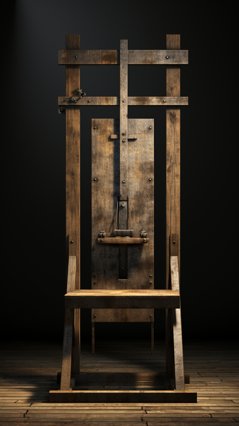 Guillotine used in World War II