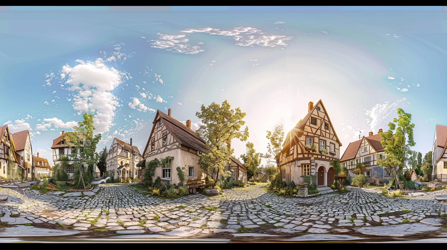 1632 German Village Equirectangular View